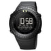 Black Big Numbers Men Watch Waterproof Led Digital Sport