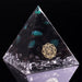 Black Tourmaline Orgonite Pyramid Hematite Crystal Chakra