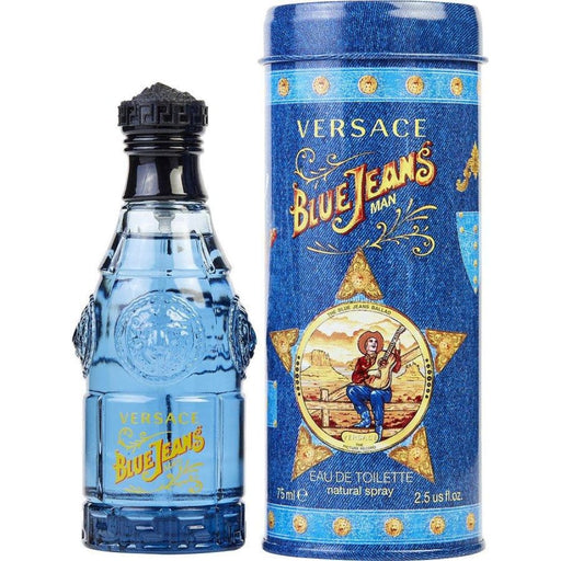 Blue Jeans Edt Spray (new Packaging) By Versace For Men - 75