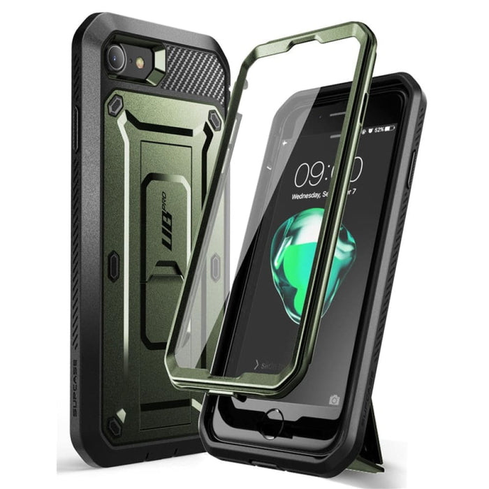 Full-body Rugged Case With Kickstand For Iphone 7 8e