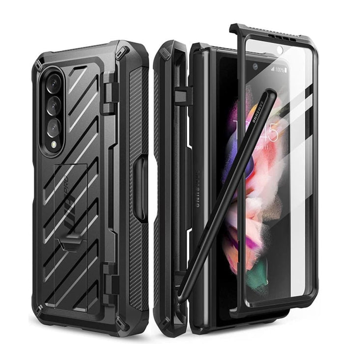 Full-body Rugged Case With S-pen Holder For Samsung Galaxy