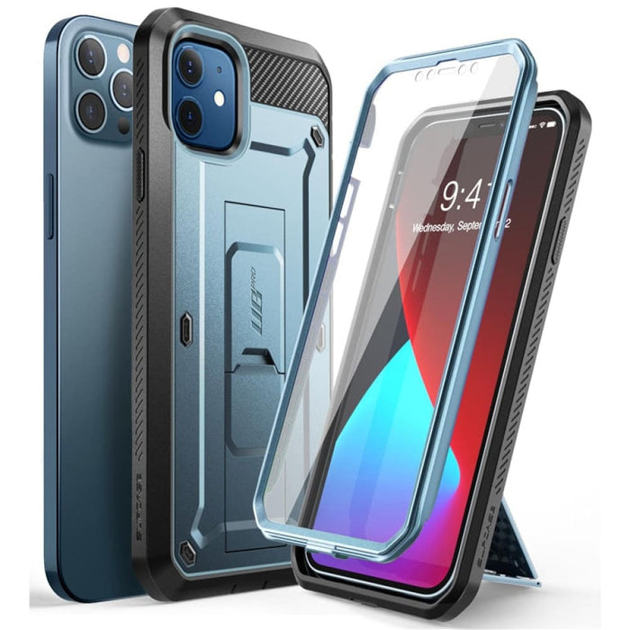 Full-body Rugged Holster Cover For Iphone 12 Pro