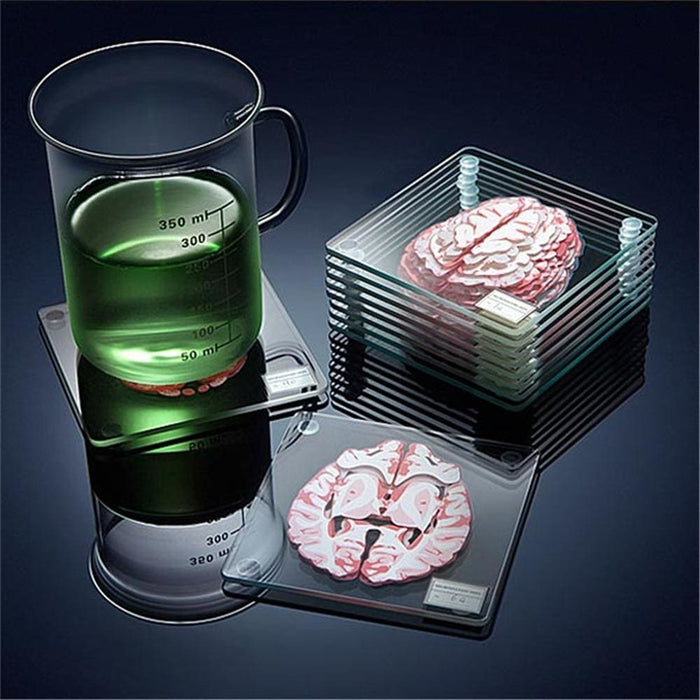 Brain Specimen Coasters Set