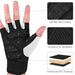 Breathable Anti Slip Professional Half Finger Sports Gloves