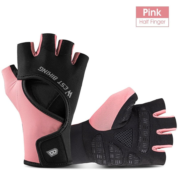 Breathable Anti Slip Professional Half Finger Sports Gloves