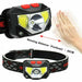 Vibe Geeks Bright Waterproof Usb Rechargeable Led Head Lamp