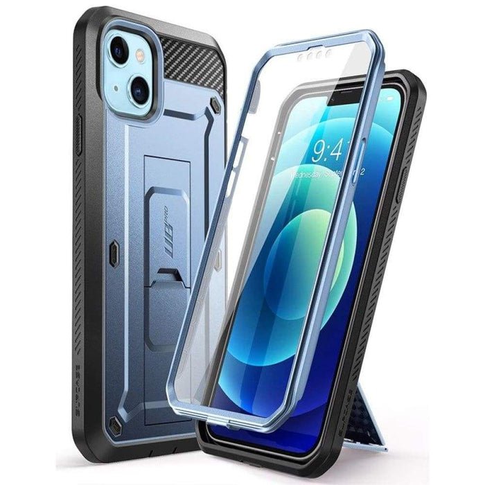 Built-in Screen Protector & Kickstand Rugged Cover