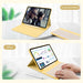 Built-in Storage Pen Tray Ipad Case With Keyboard & Mouse