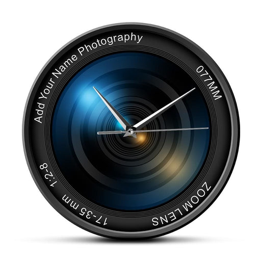 Camera Lens Wall Clock Photography Pictures Images Zoom