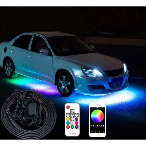 Car Underglow Neon Accent Strip Lights Kit Colorful