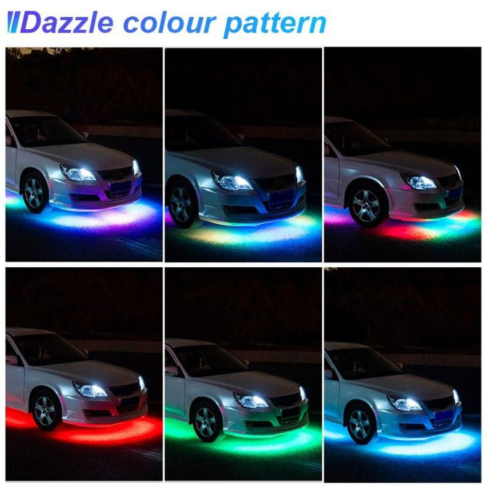 Car Underglow Neon Accent Strip Lights Kit Colorful