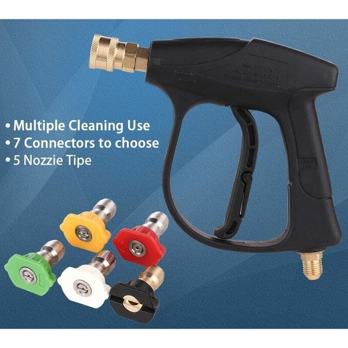 Car Washer Gun 3000 Psi High Pressure Cleaner With 5 Nozzles