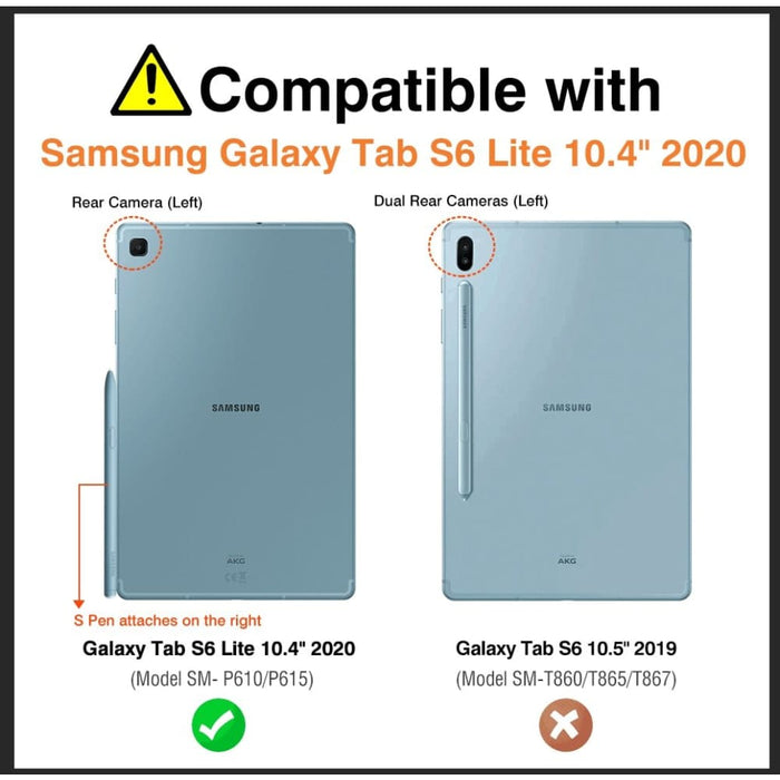 Case For Galaxy Tab S6 Lite 10.4 2020 Smart Stand Cover