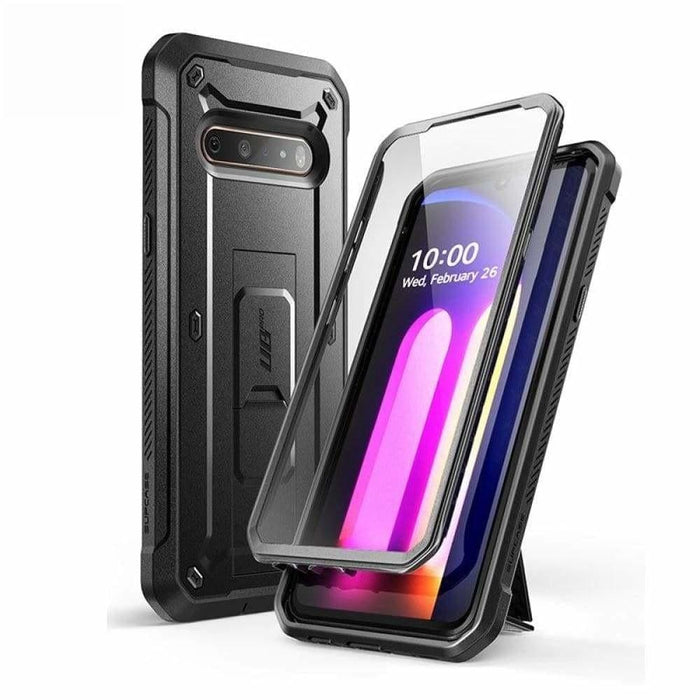 Case For Lg V60 Thinq Heavy Duty Rugged With Built-in Screen