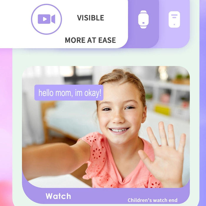 Children‚äôs Sos Smart Positioning Phone Watch- Magnetic