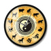 Chinese Zodiac Sign Sheng Xiao Wall Clock Culture Art Yin