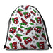 Christmas Red Checkered Round Beach Towel