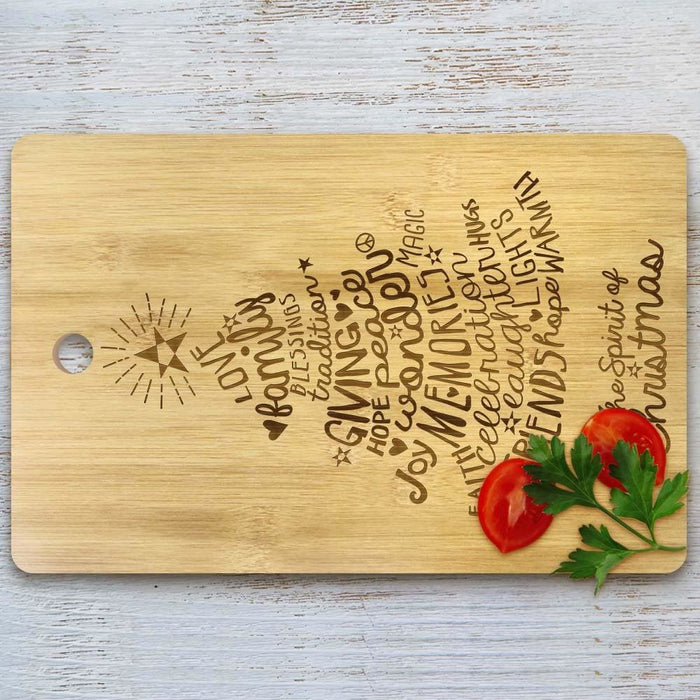 Christmas Tree Custom Cutting Board