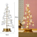Christmas Tree Table Lamp Led Crystal Night Light Battery