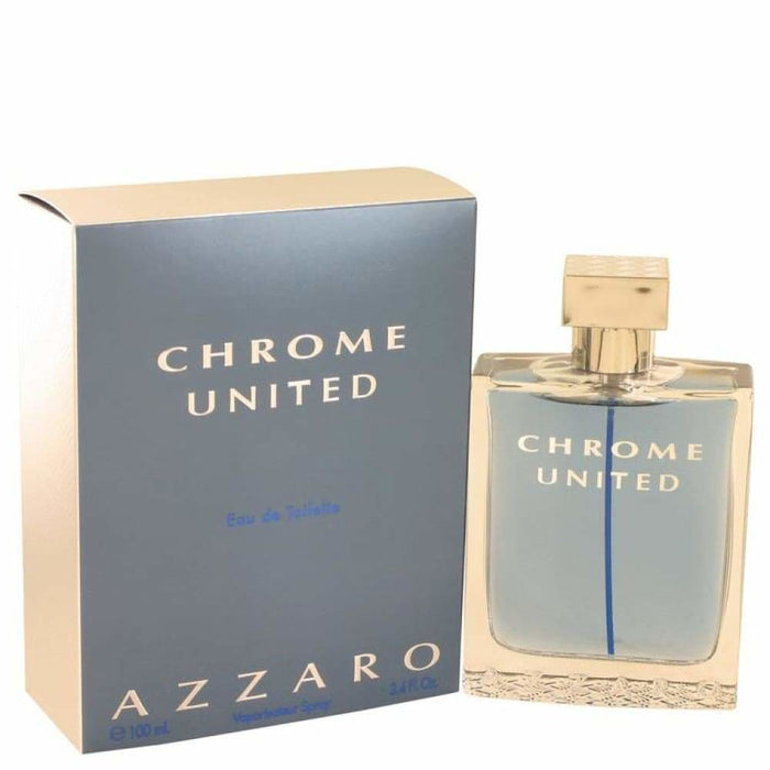 Chrome United Edt Spray By Azzaro For Men - 100 Ml