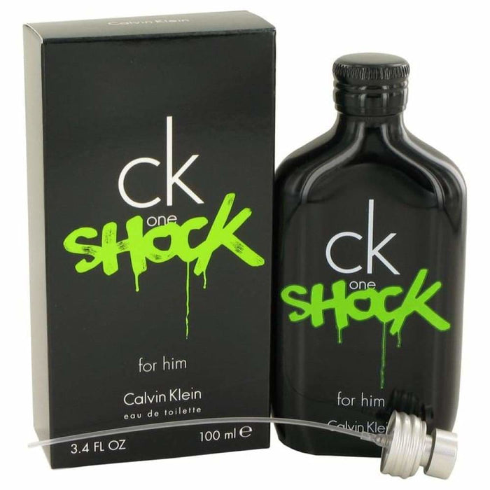 Ck One Shock Edt Spray by Calvin Klein for Men - 100 Ml