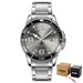 Classic Design Quartz Watch For Men Luxury Full Steel Sport