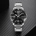 Classic Design Quartz Watch For Men Luxury Full Steel Sport