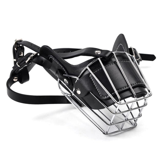Comfortable Leather Strap With Adjustable Mouth Muzzle