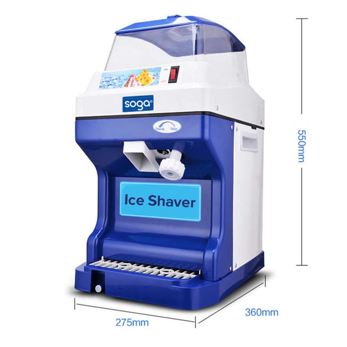 Commercial Ice Shaver Crusher Slicer Smoothie Maker Machine