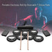 Compact Size Usb Roll-up Silicon Drum Set Digital Electronic