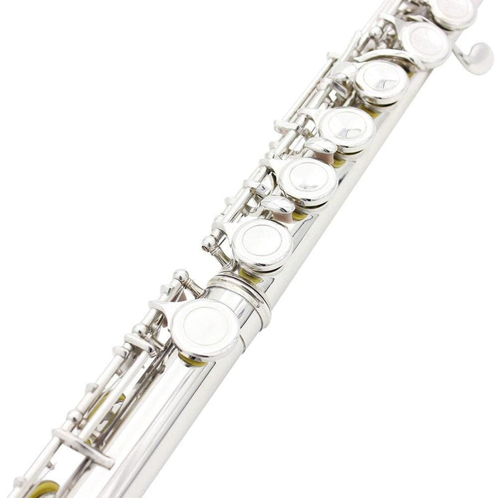 Concert Flute Cupronickel Plated Silver 16 Holes c Key