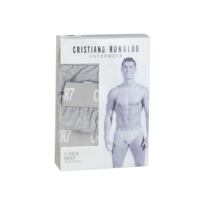 Cr7 Cristiano Ronaldo 8100-6610-700 Briefs For Men-grey