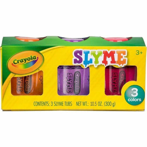 Crayola Sparkle Slyme | 3 Pack Red Purple Orange