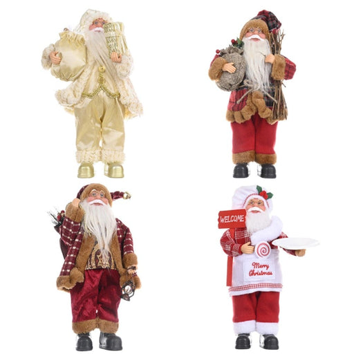 Creative Standing Santa Claus Doll Holiday Christmas