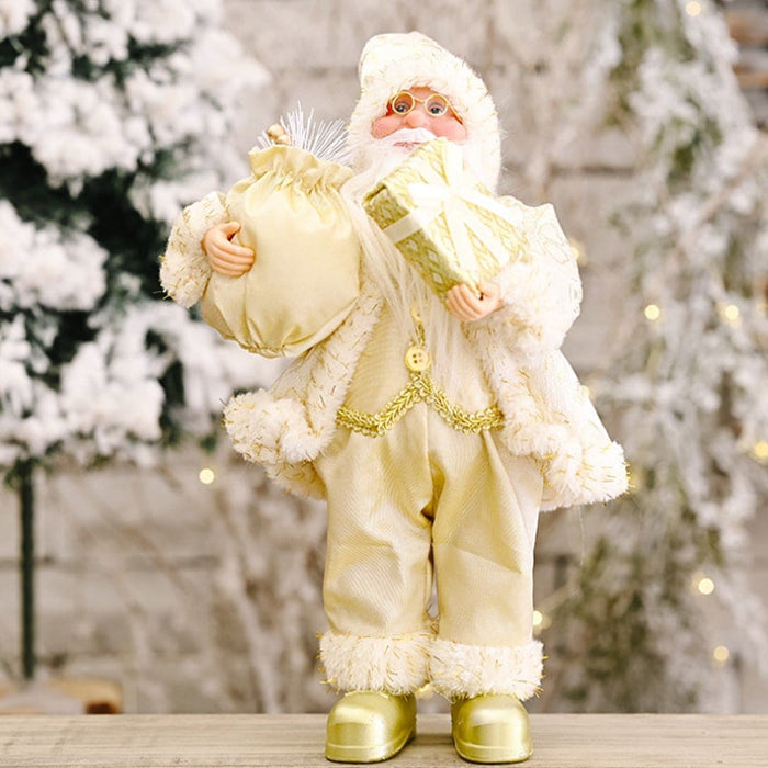 Vibe Geeks Creative Standing Santa Claus Doll Holiday