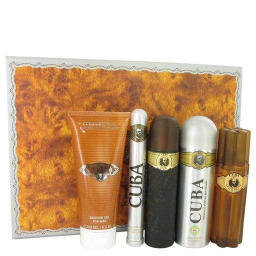 Cuba Gold Gift Set - 3.3 Oz Edt Spray + After Shave + 6.7