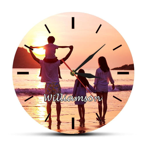 Custom Photo Picture Wall Clock full Color Hd Printing 