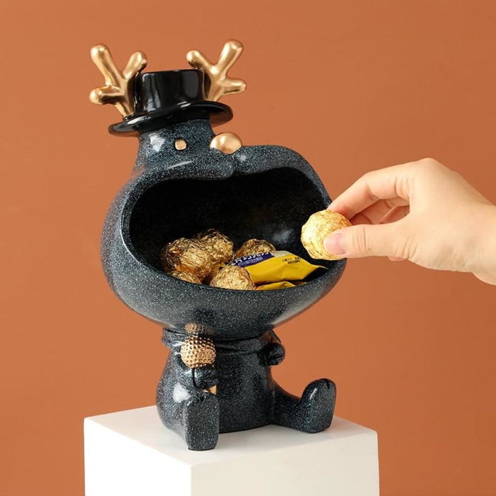 Cute Deer Or Dog Big Mouth Home Decoration Storage Box