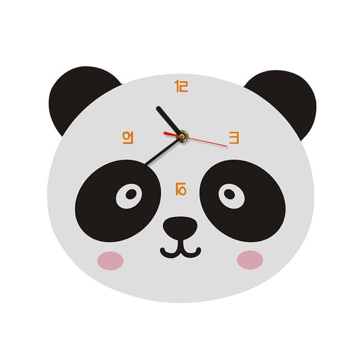 Cute Panda Shaped Wall Clock