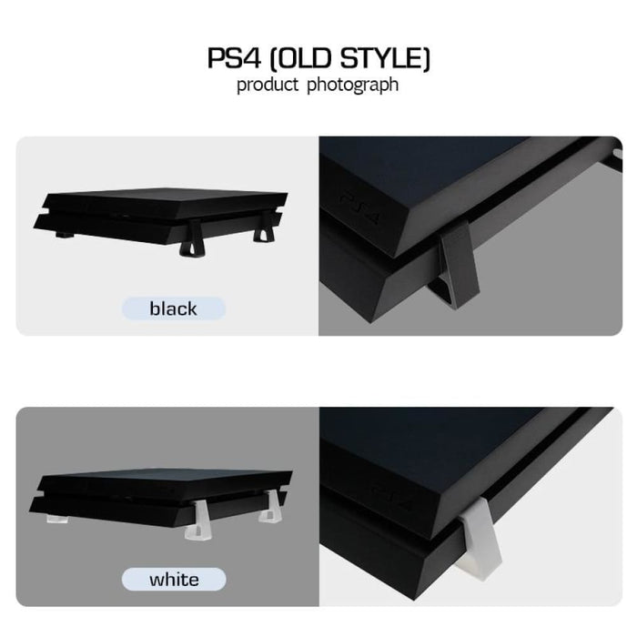 4pcs Horizontal Holder Heighten Bracket For Ps4 Game Console