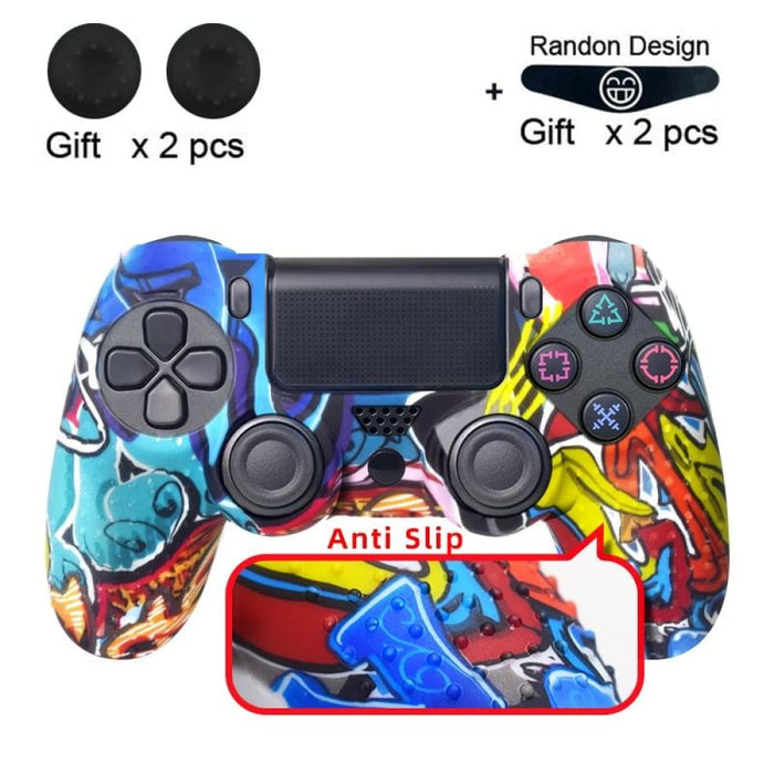 Soft Silicone Gel Rubber Case Cover For Sony Playstation 4