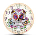 Day Of The Dead Mexican Floral Skull Wall Clock Dia De