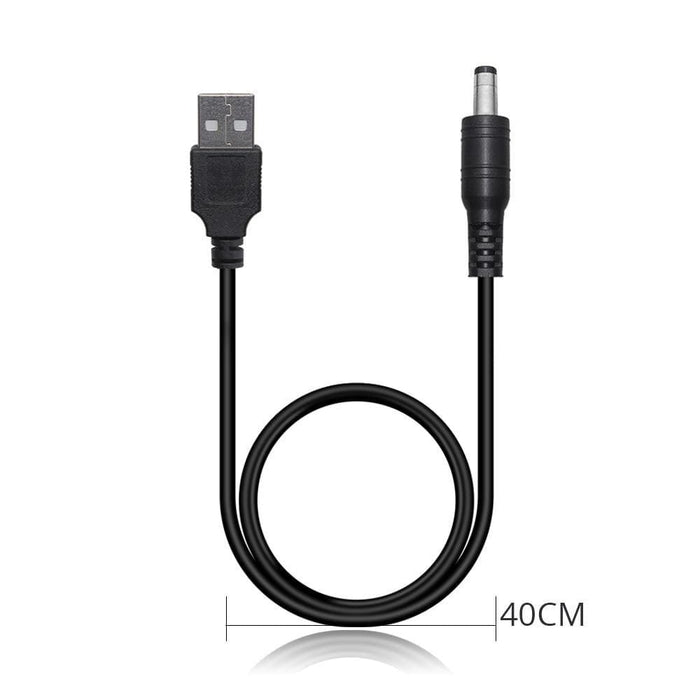 Dc 1 To 2 Splitter 5.5x2.1mm Port Usb Power Cable 40cm Led