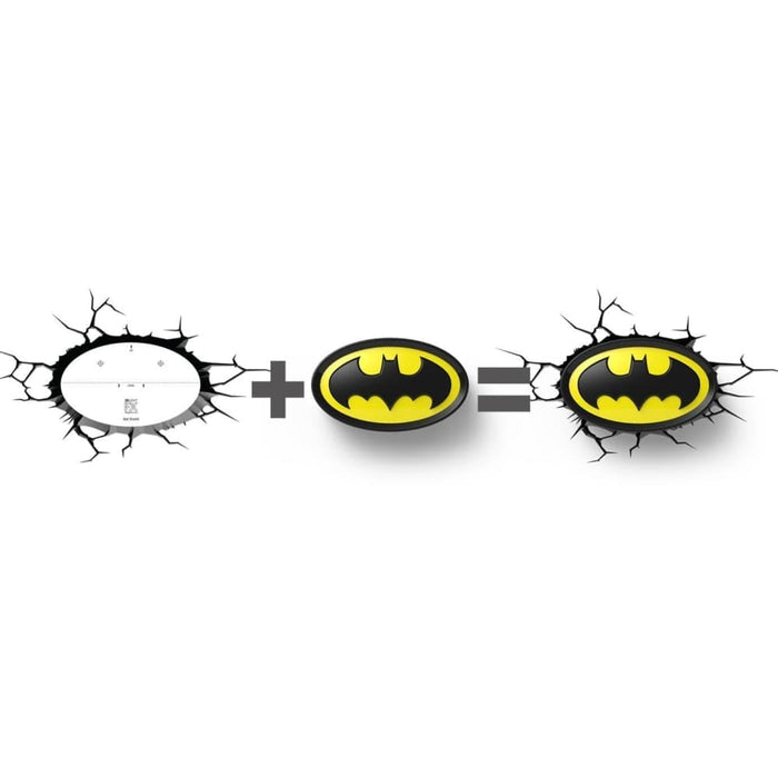 Dc Comics Batman Emblem Logo 3d Deco Light