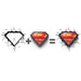 Dc Comics Superman Crest 3d Deco Light