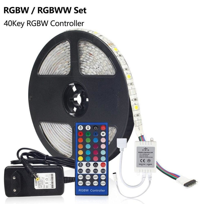 Dc12v Led Strip Set Rgb Rgbw Rgbww With Ir Remote Controller