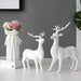 Deer Figurines Modern Home Décor Office,corridor House Bed