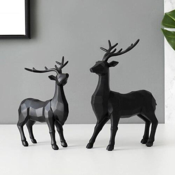 Deer Figurines Modern Home Décor Office,corridor House Bed