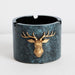 Deer Head Pattern Windproof Ashtray For Home Office Hotel