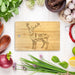 Deer Meat Cut Custom Cutting Board